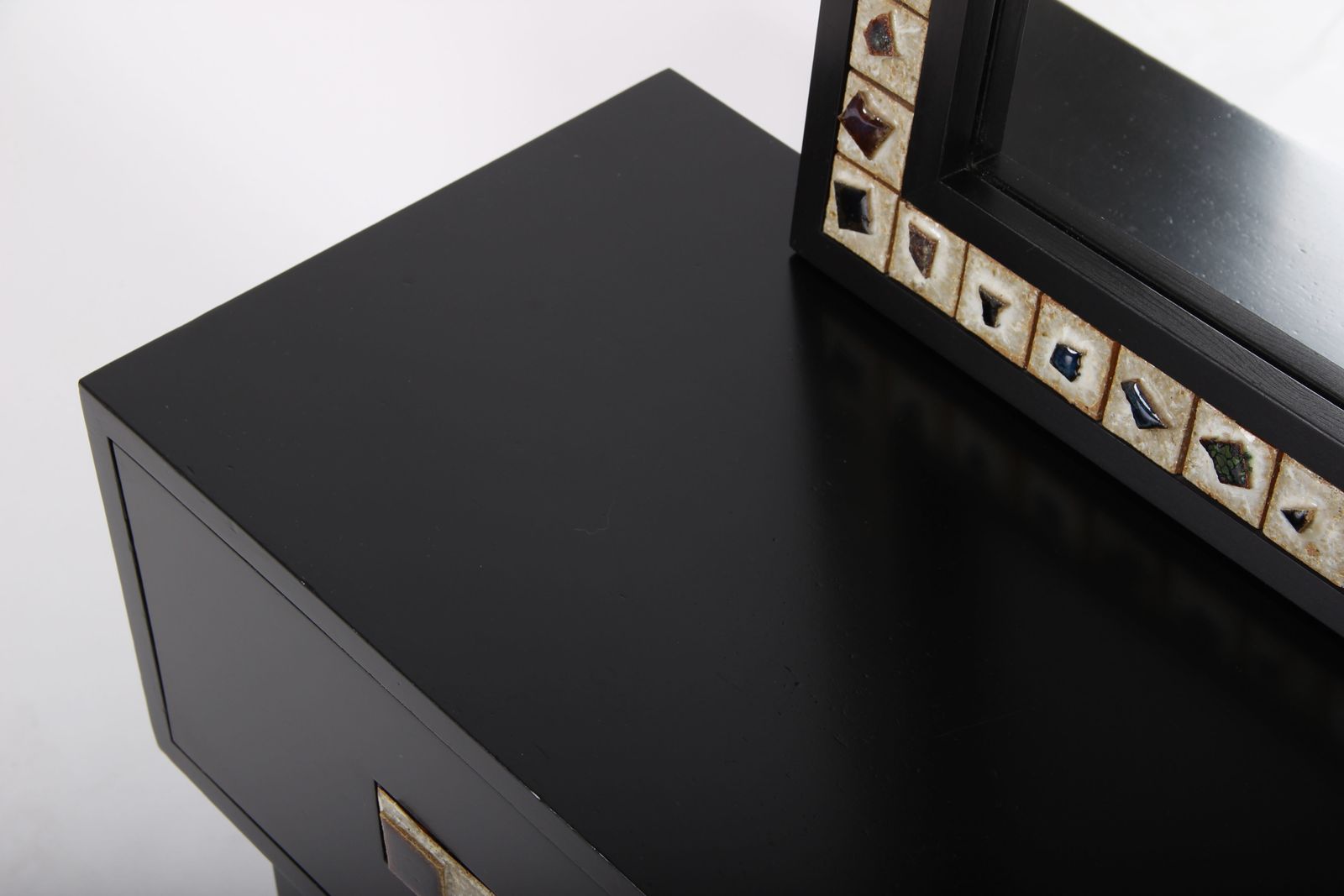 photo for sale Poul Nørreklit. Furniture In  Black Pine.