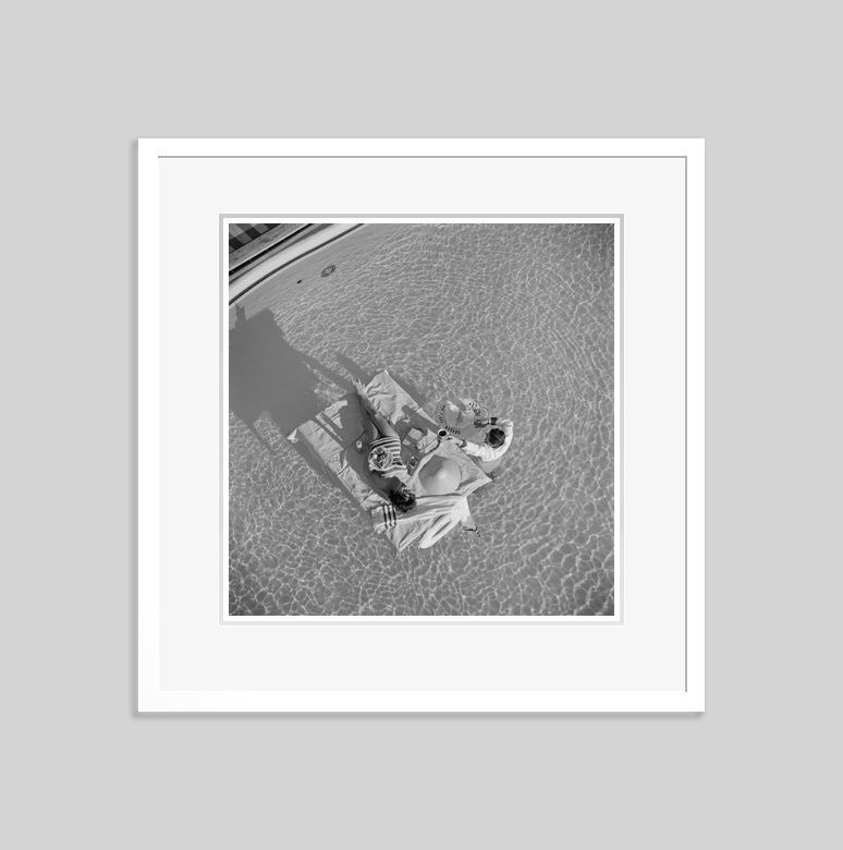 Slim Aarons 'Las Vegas Luxury' 1954 Silver Gelatin Print Framed In White