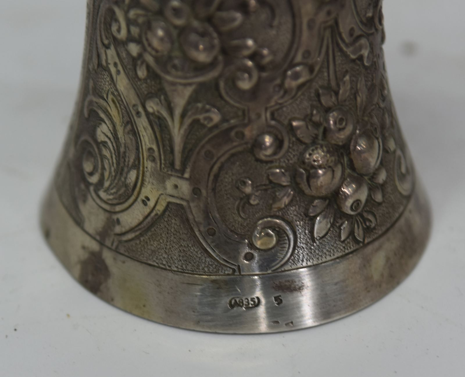 Silver Table Bell Renaissance Style Period Late 19th Century photo 499.0