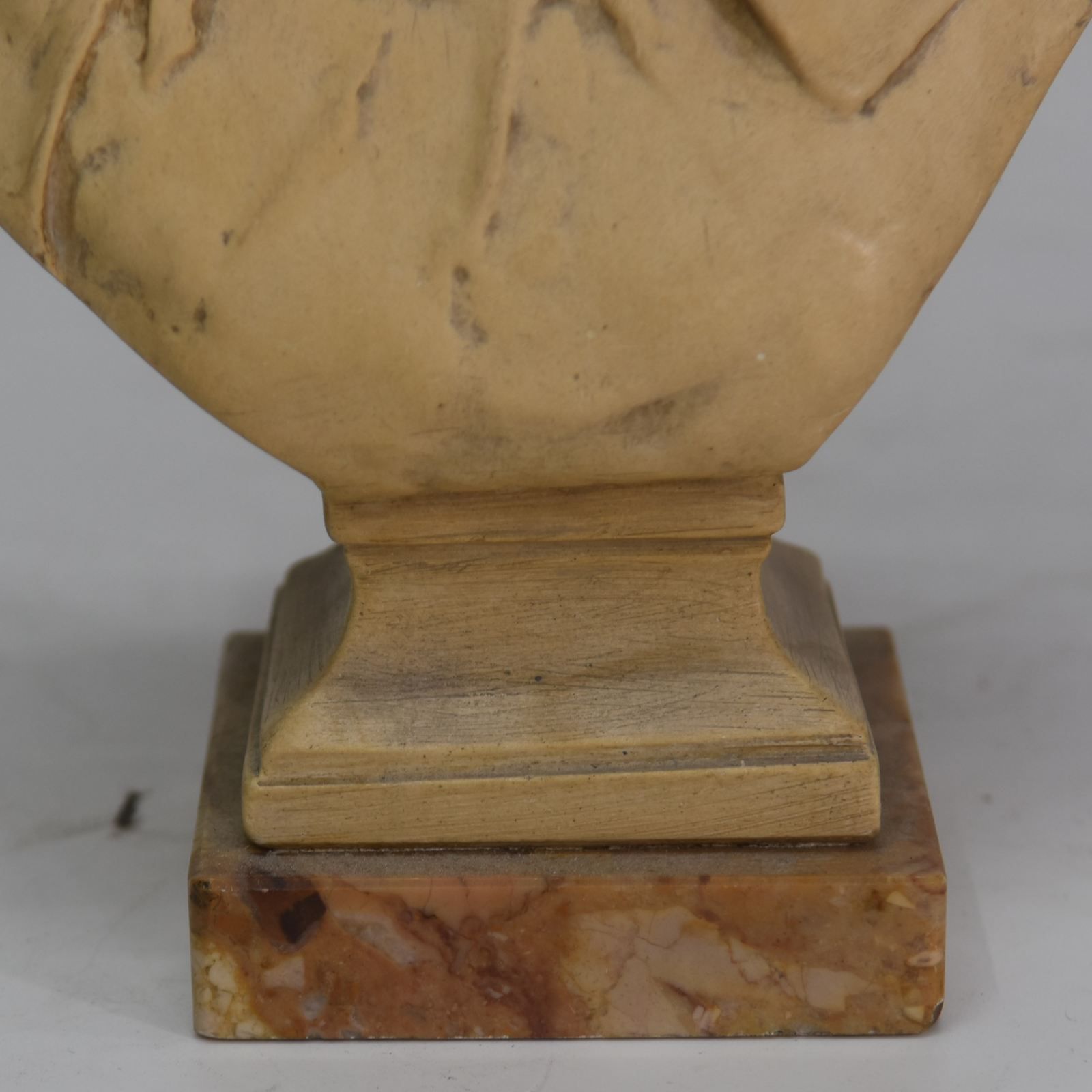 Terracotta Statuette Of The Virgin Saint By F. Carli photo buy