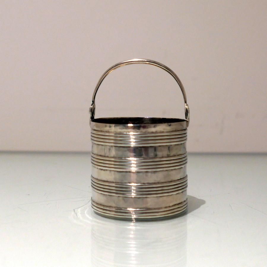 Early 18th Century Antique George II Sterling Silver Cream Pail London 1733 Ayme Videau photo buy