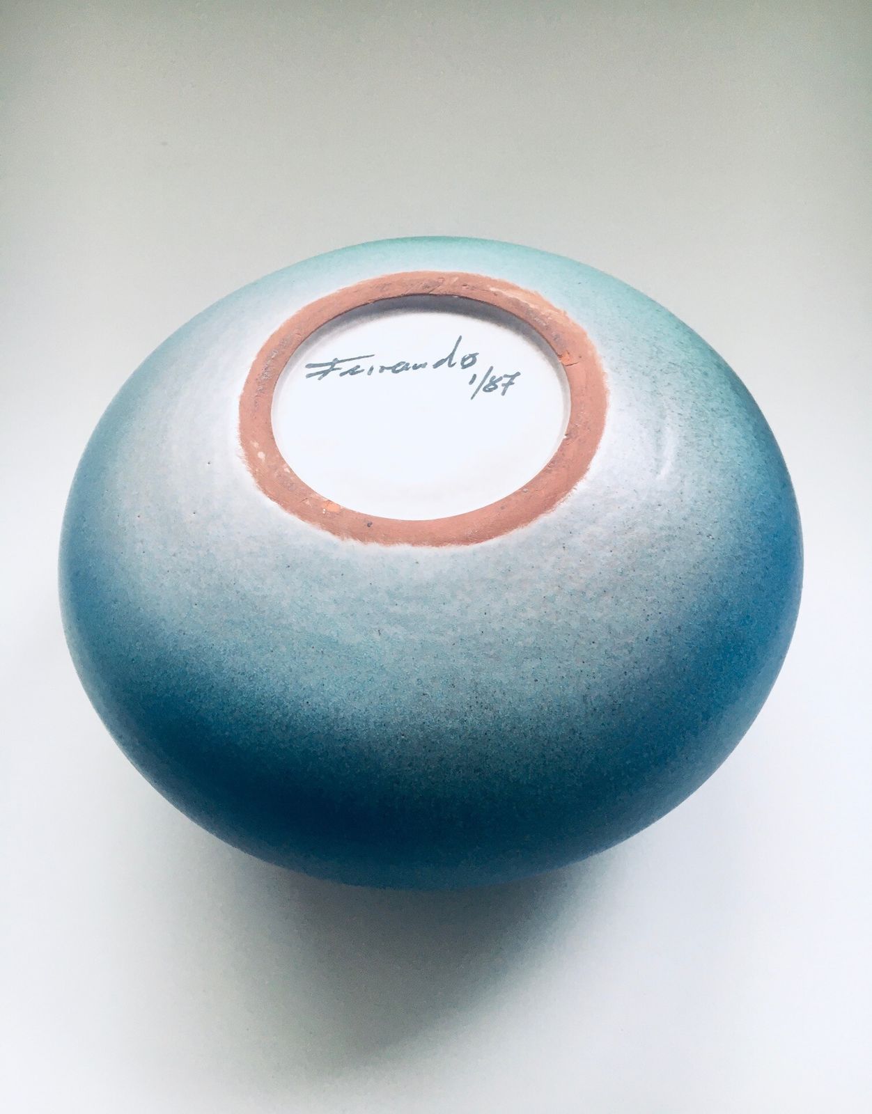 Art Pottery Keramische Schaal Van Fernando, Spanje 1987 photo buy