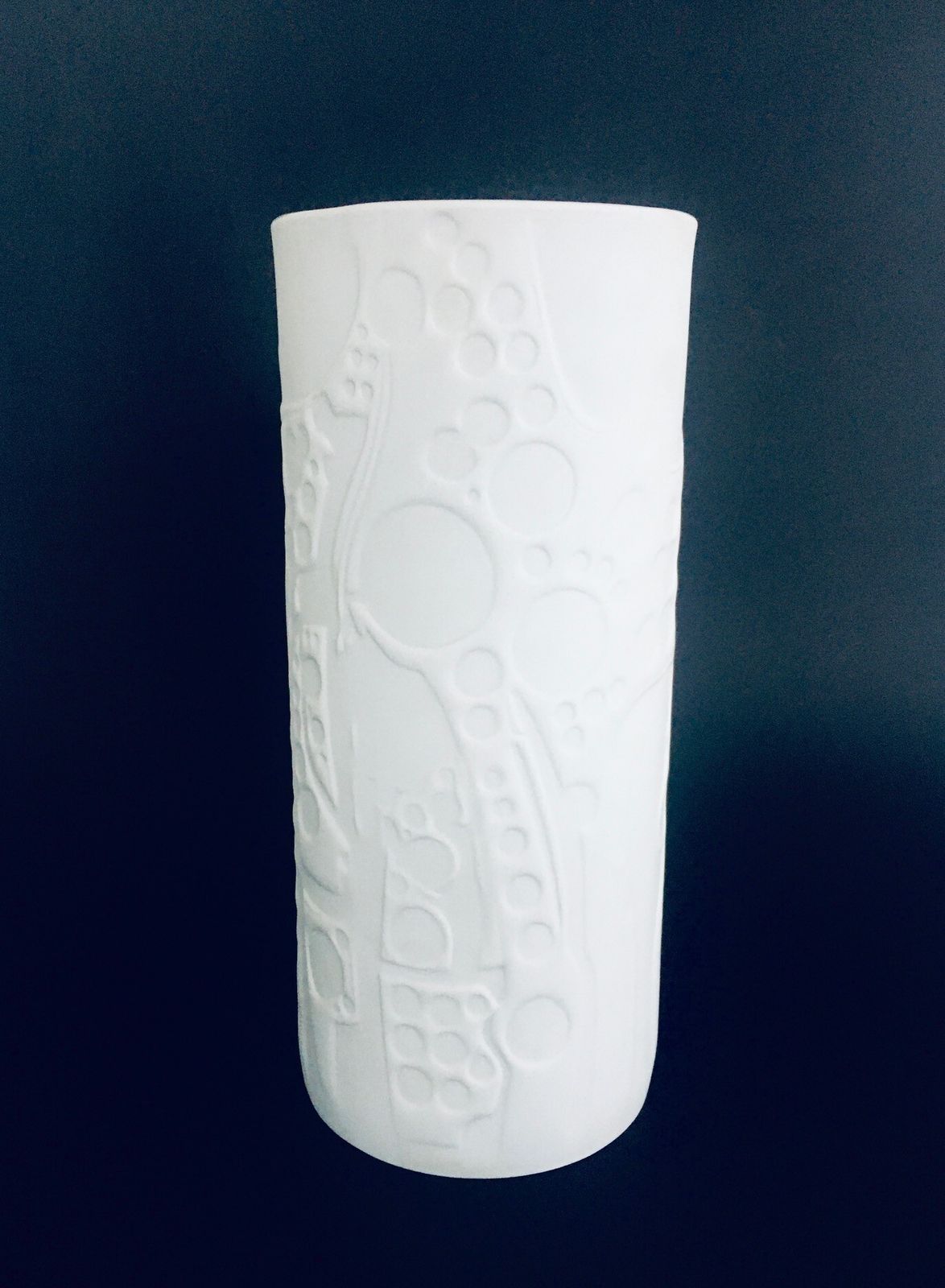 Op Art Porcelain Vase By Gerold Porzellan Bavaria Germany 1970s photo Home Decor