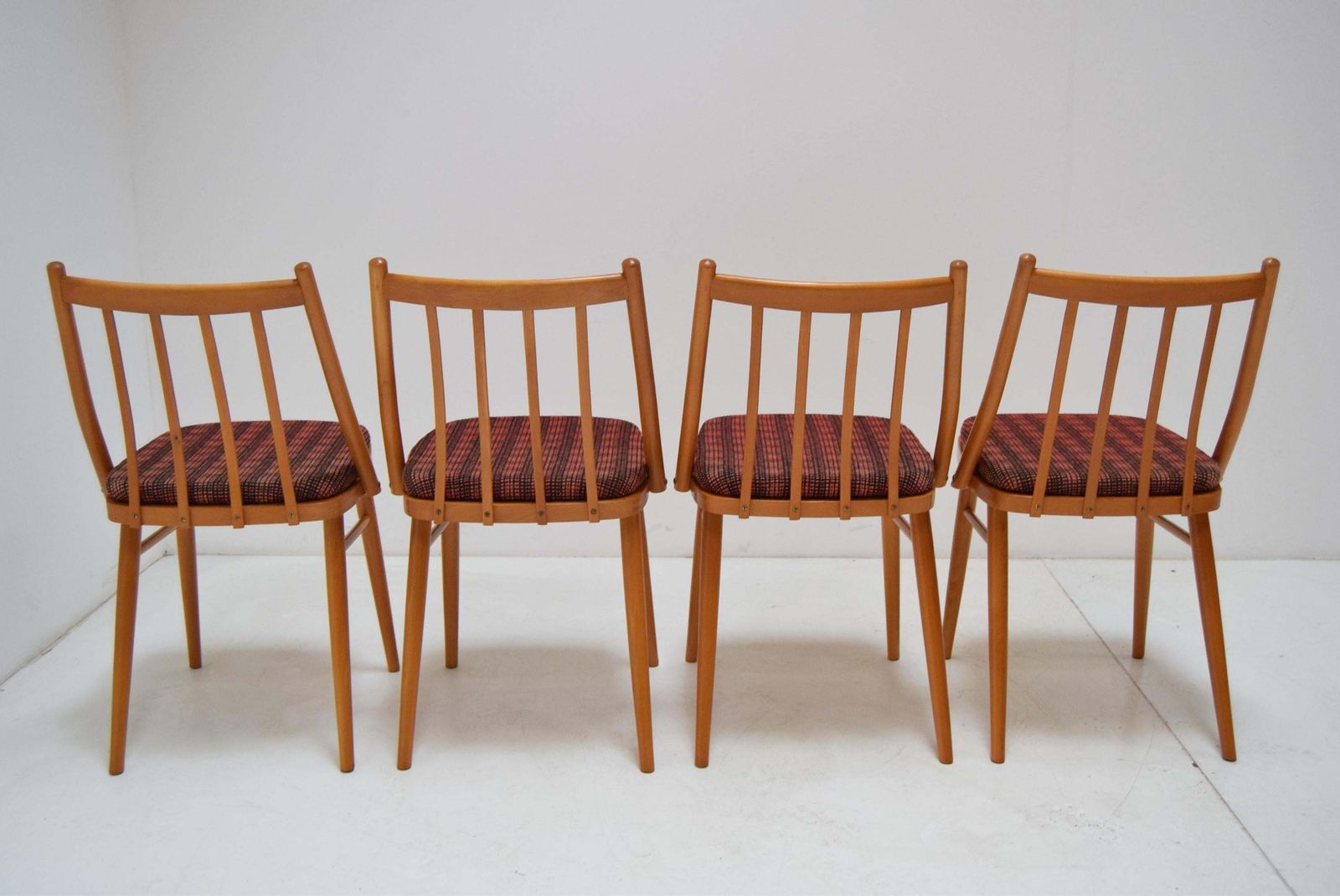 Set Of Four Midcentury Dining Chairs By Antonín šuman, 1980s photo Furniture