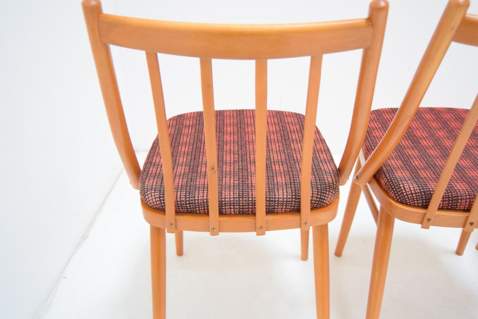 Set Of Four Midcentury Dining Chairs By Antonín šuman, 1980s photo vintage