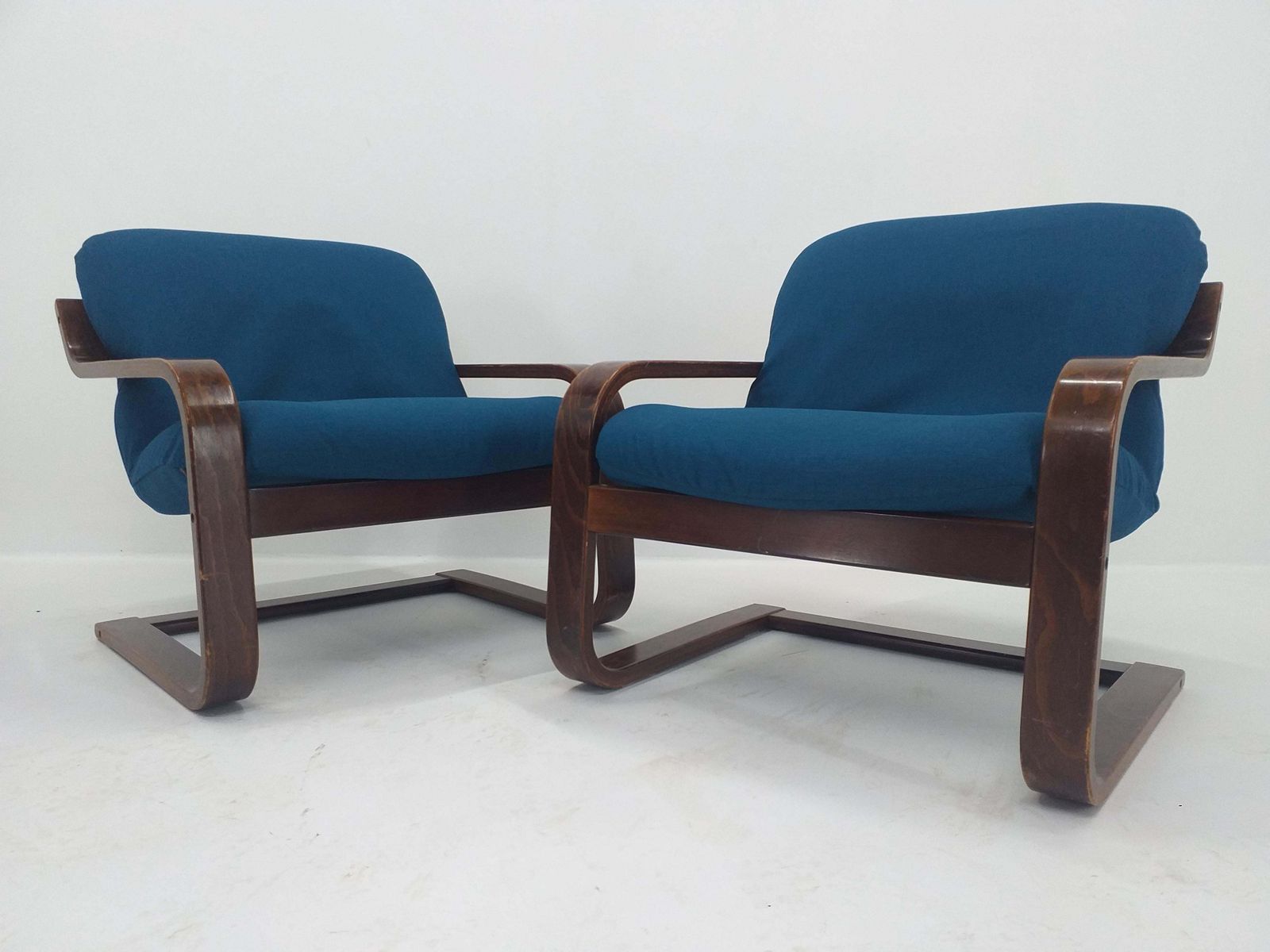 Pair Of Mid Century Lounge Armchairs Westnofa, Norway, 1970s photo furniture