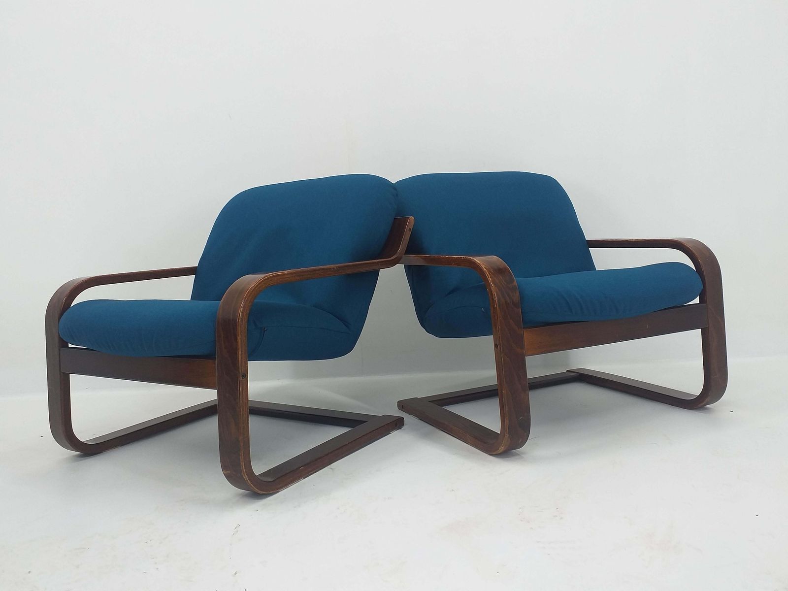Pair Of Mid Century Lounge Armchairs Westnofa, Norway, 1970s photo Furniture