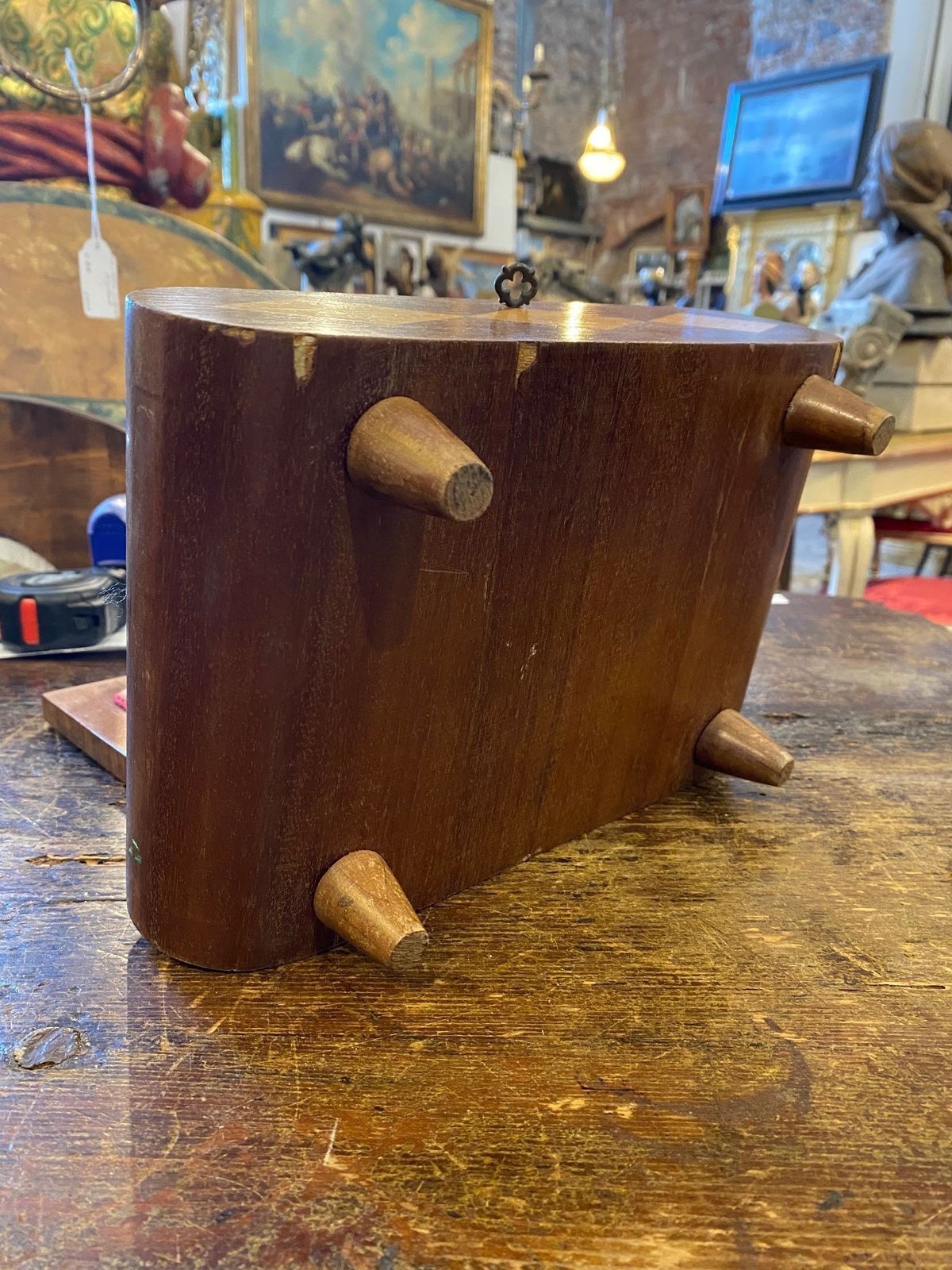 20yh Century, Mid Century Modern Mahogany Art Deco Jewelery Box . photo 390.0