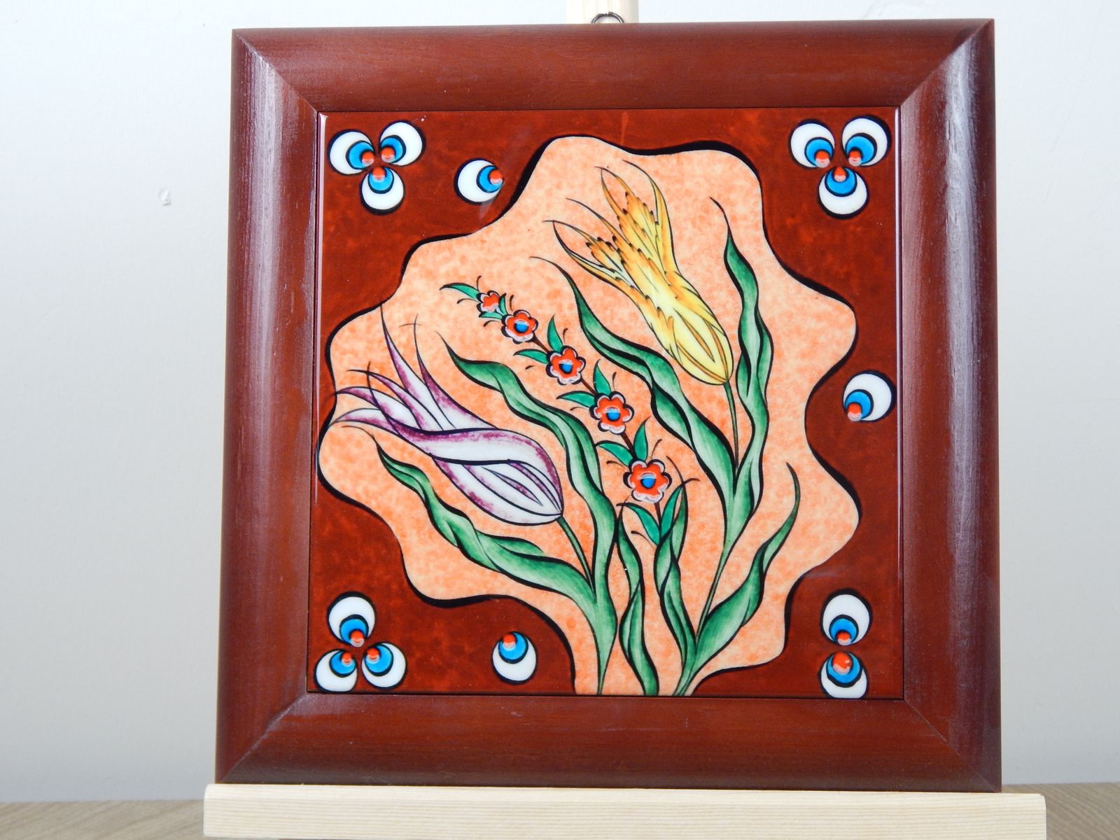 Turkey, Kutahya Pottery, Tiles, Art Paintings, Picture Frames I, Free Shipping photo vintage