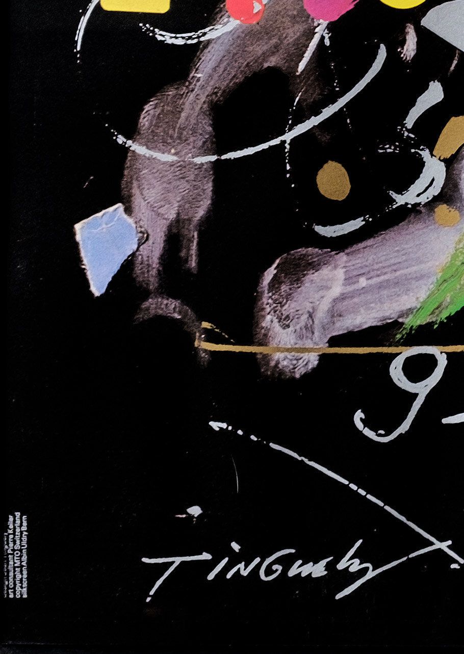 Jean Tinguely For The Montreux Jazz Festival 1982, Silkscreen photo Art