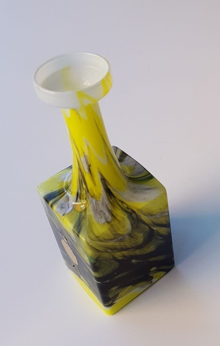 Italian Glass Vases From Opalina Fiorentina, 1960s, Set Of 2 photo Home Decor