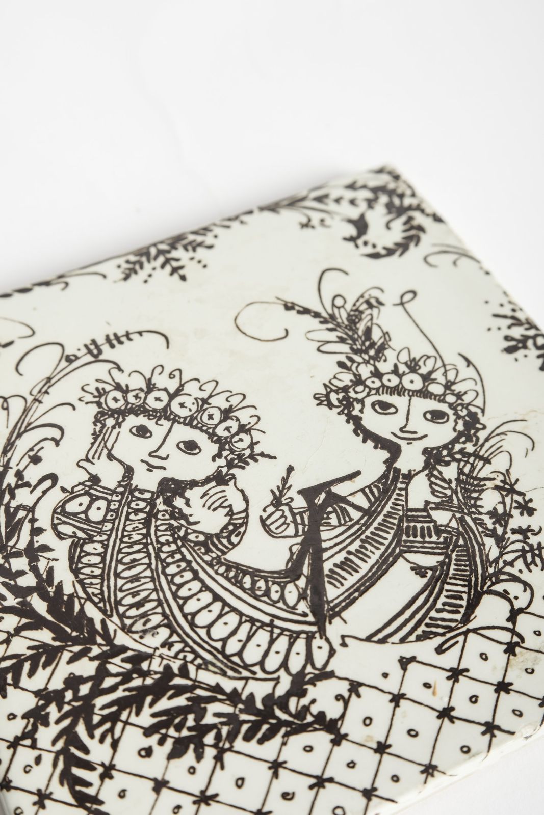Björn Wijnblad Table Coaster Ceramic photo for sale