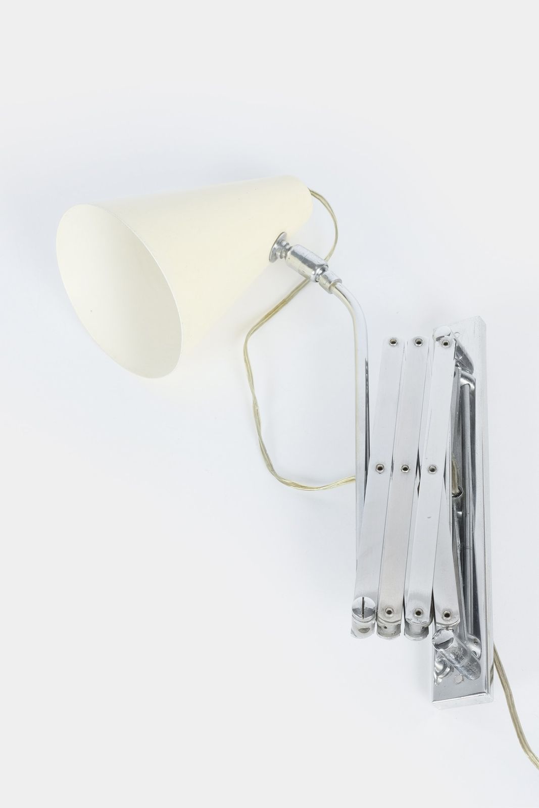 Stilnovo Attr. Scissors Wall Lamp Chrome 50s photo vintage