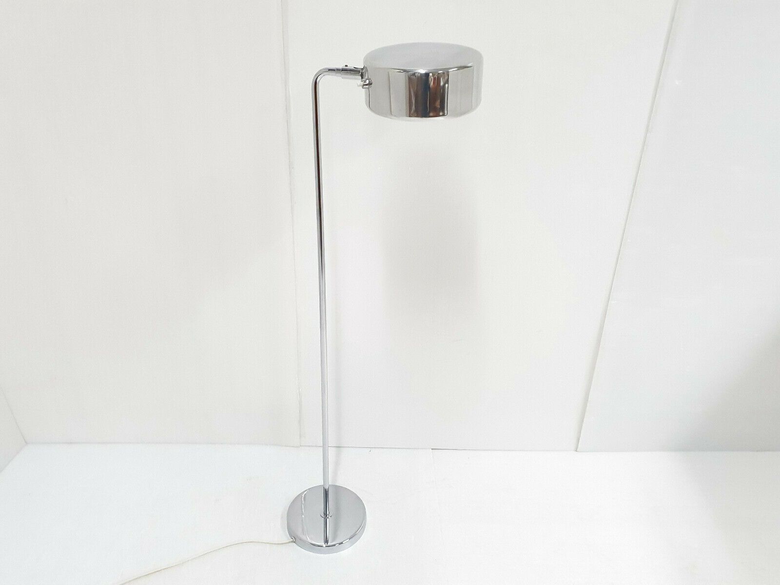 1960 Vintage Swedish Scandinavian Floor Lamp By Atelje Lyktan In 60s Chrome Steel photo furniture