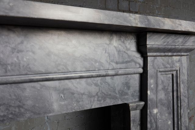 Stunning Georgian Dove Grey Marble Surround photo Home Fixtures