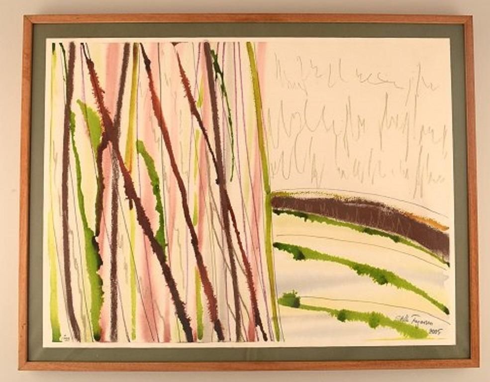 Unknown Artist, Mixed Media On Paper, Dated 2005