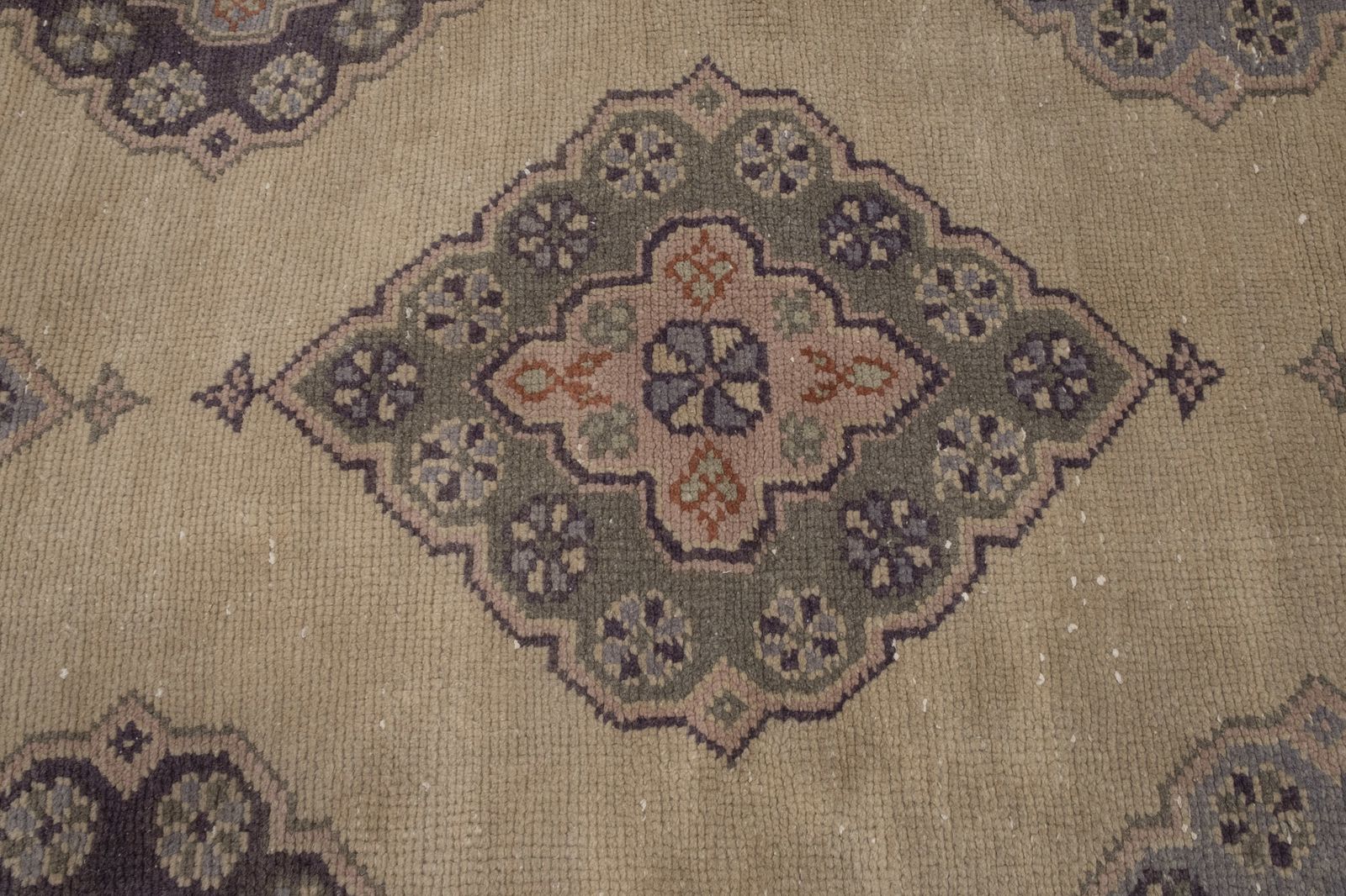 Oushak Runner Rug Turkish Hand Knotted Distressed Hallway Rug 75 X 348 Cm photo buy
