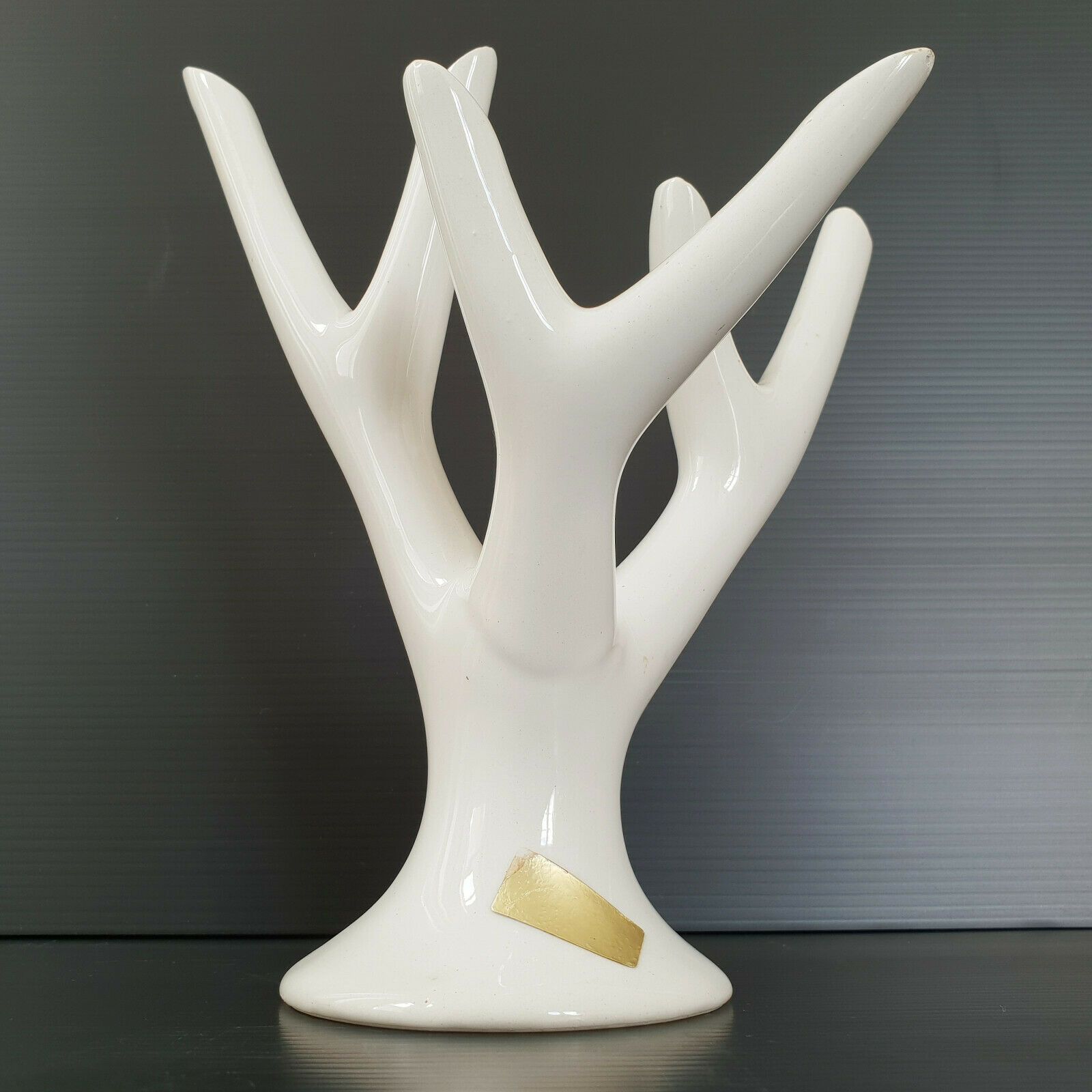 Vase Tree Branches Ceramic 1960 1970 Vintage 60s 70s Space Age Pop photo furniture