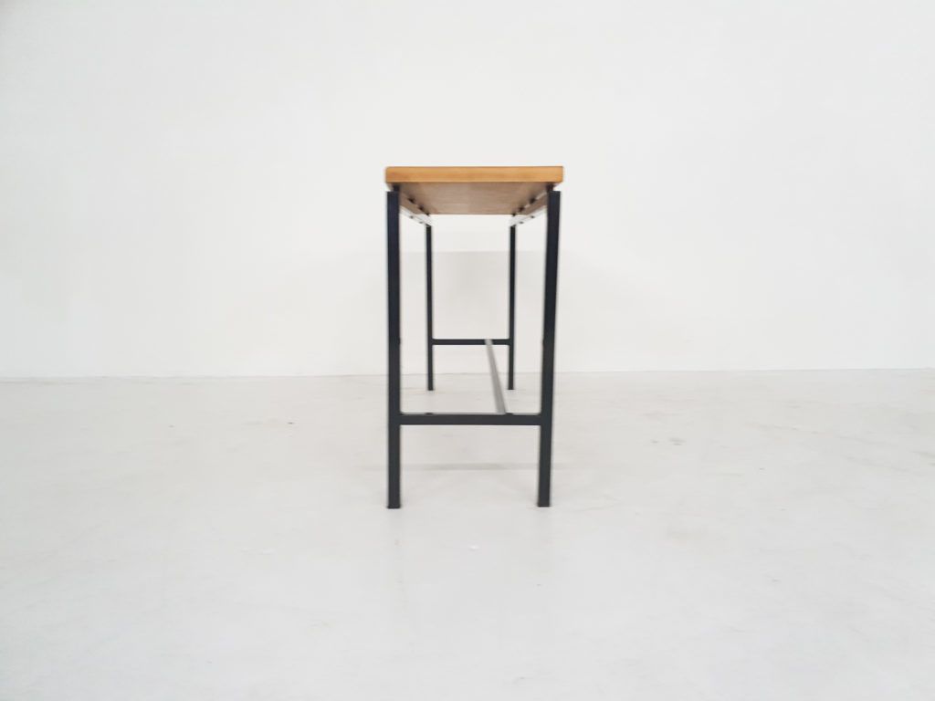 Mid Century Teak And Metal Side Table, The Netherlands 1960s photo Furniture
