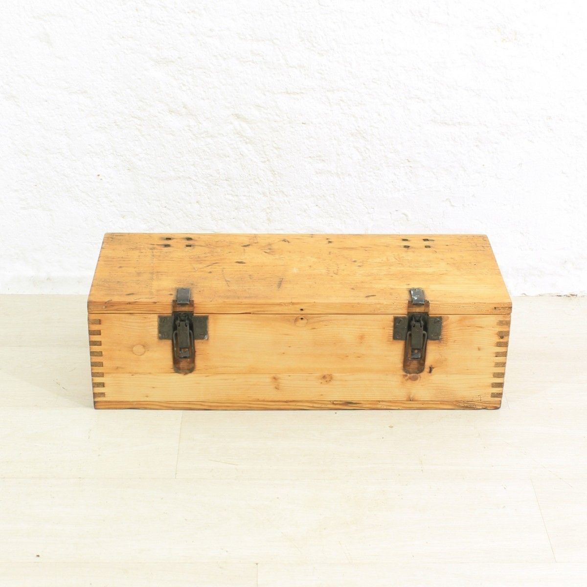 Small Vintage Wooden Box, Ca 1920s photo furniture