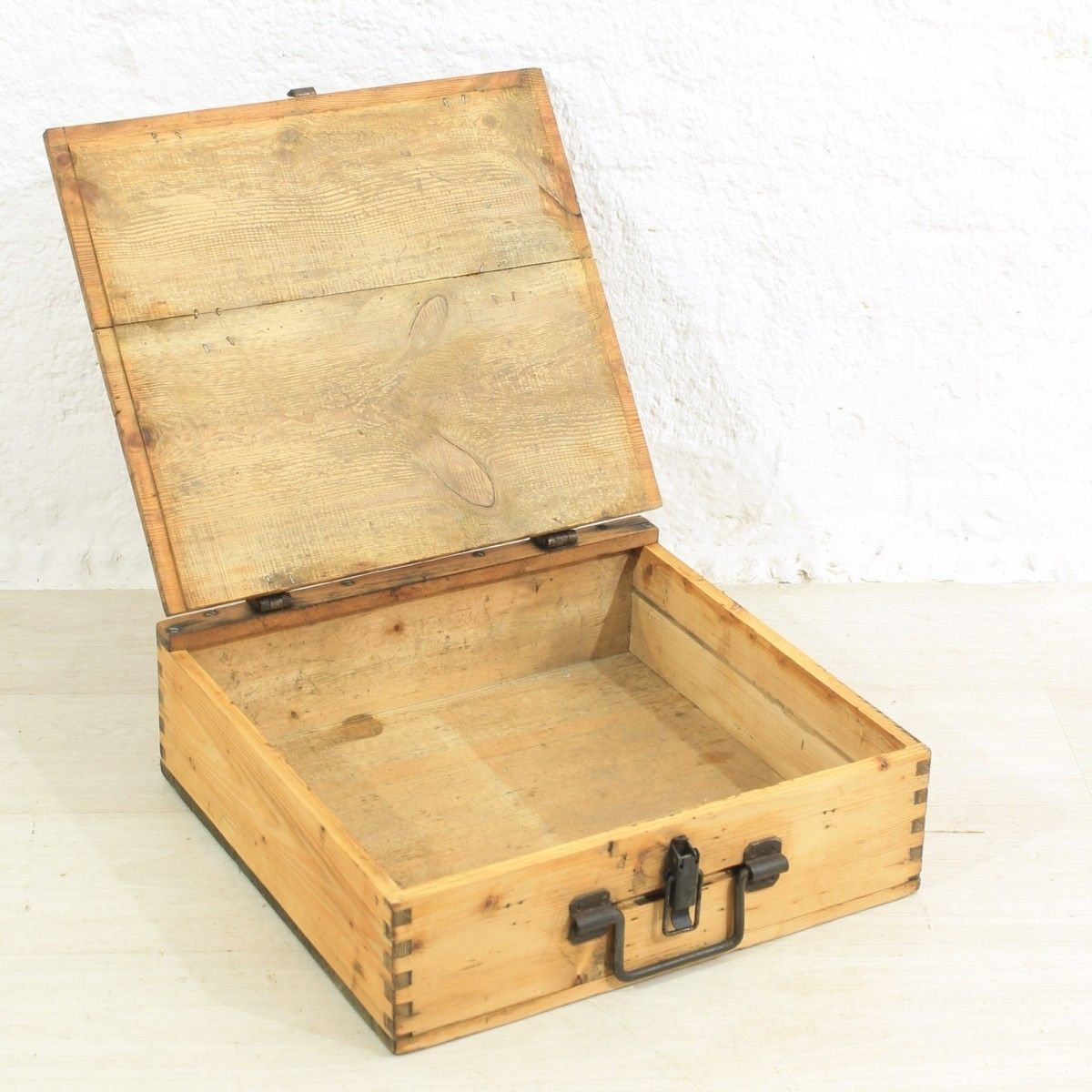 Antique Wooden Box, Ca 1920s photo furniture