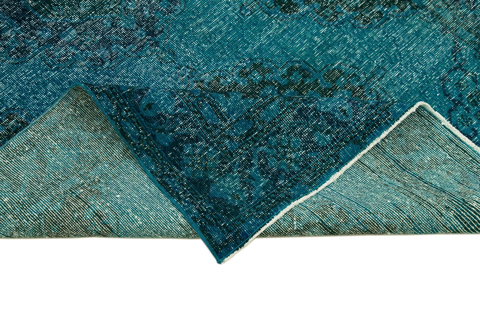 Vintage Antique Turquoise  Runner Carpet photo for sale