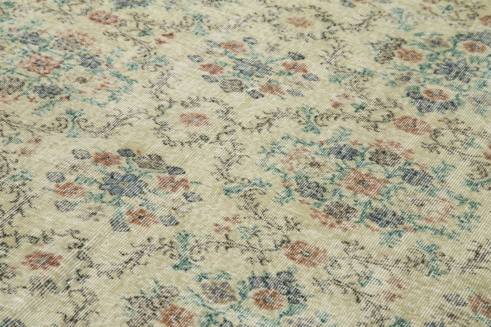 Antique Turkish Distressed One Of A Kind Unique Kayseri Rug photo Textiles
