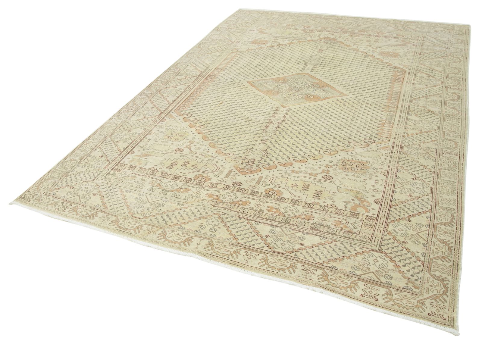 Antique Turkish Distressed One Of A Kind Unique Kayseri Rug photo Textiles