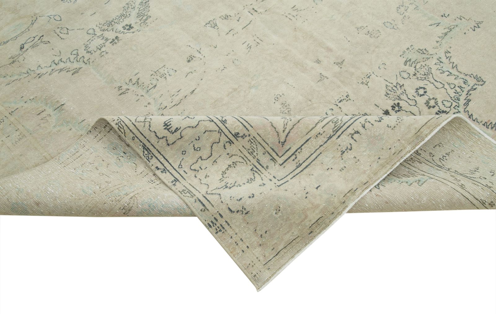 Antique Turkish Distressed One Of A Kind Unique Kayseri Rug photo vinterior