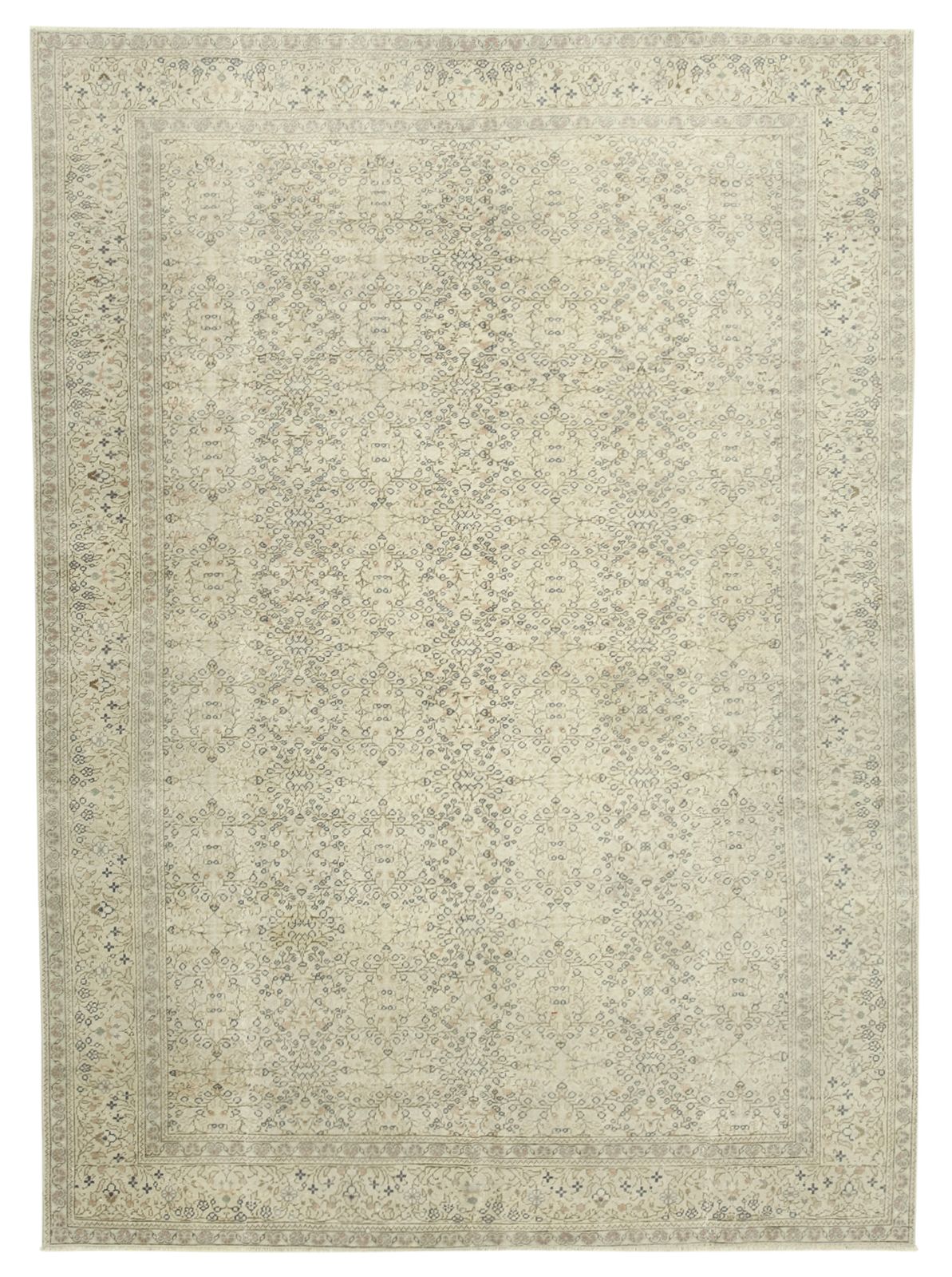 Antique Turkish Distressed One Of A Kind Unique Kayseri Rug