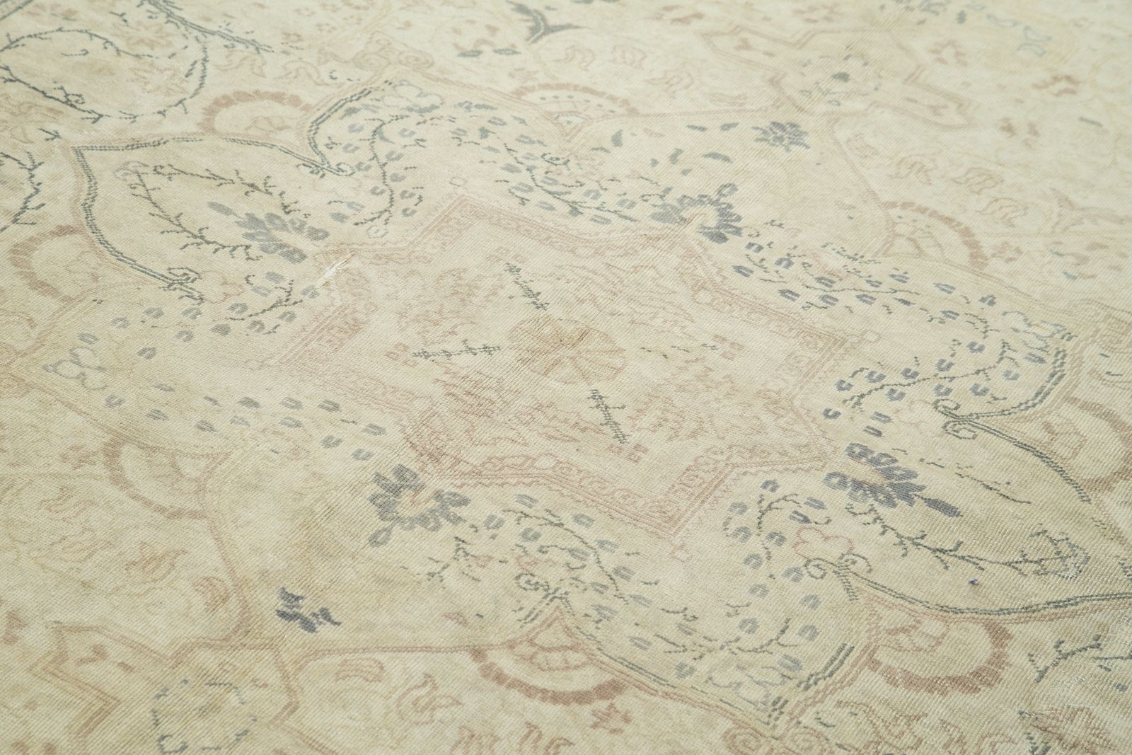 Antique Turkish Distressed One Of A Kind Unique Kayseri Rug photo for sale