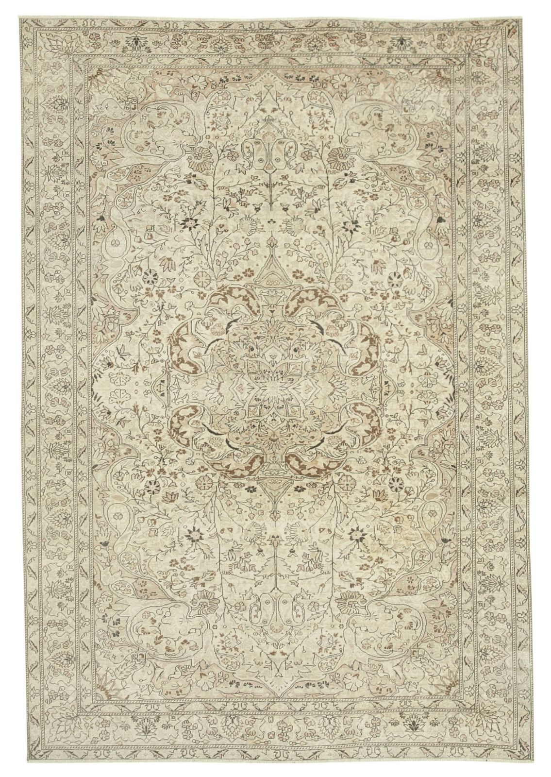 Antique Turkish Distressed One Of A Kind Unique Kayseri Rug