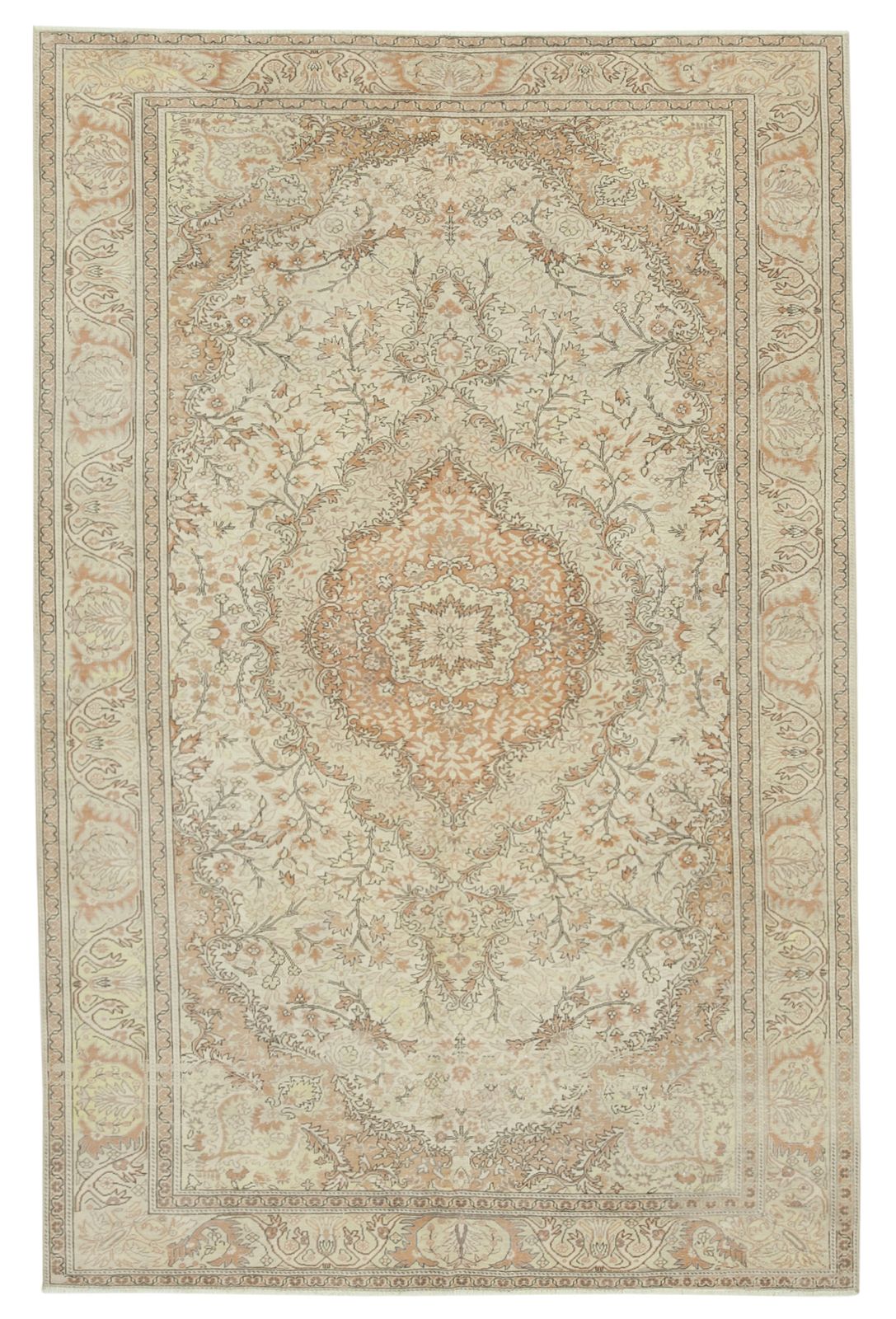 Antique Turkish Distressed One Of A Kind Unique Kayseri Rug