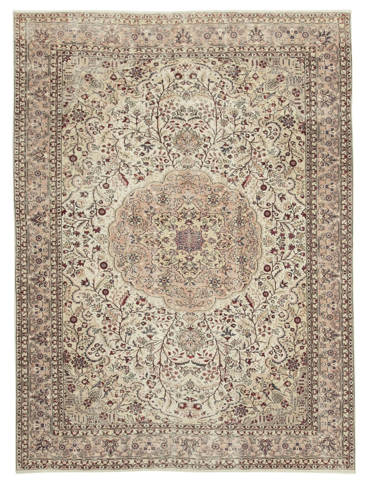 Antique Turkish Distressed One Of A Kind Unique Kayseri Rug