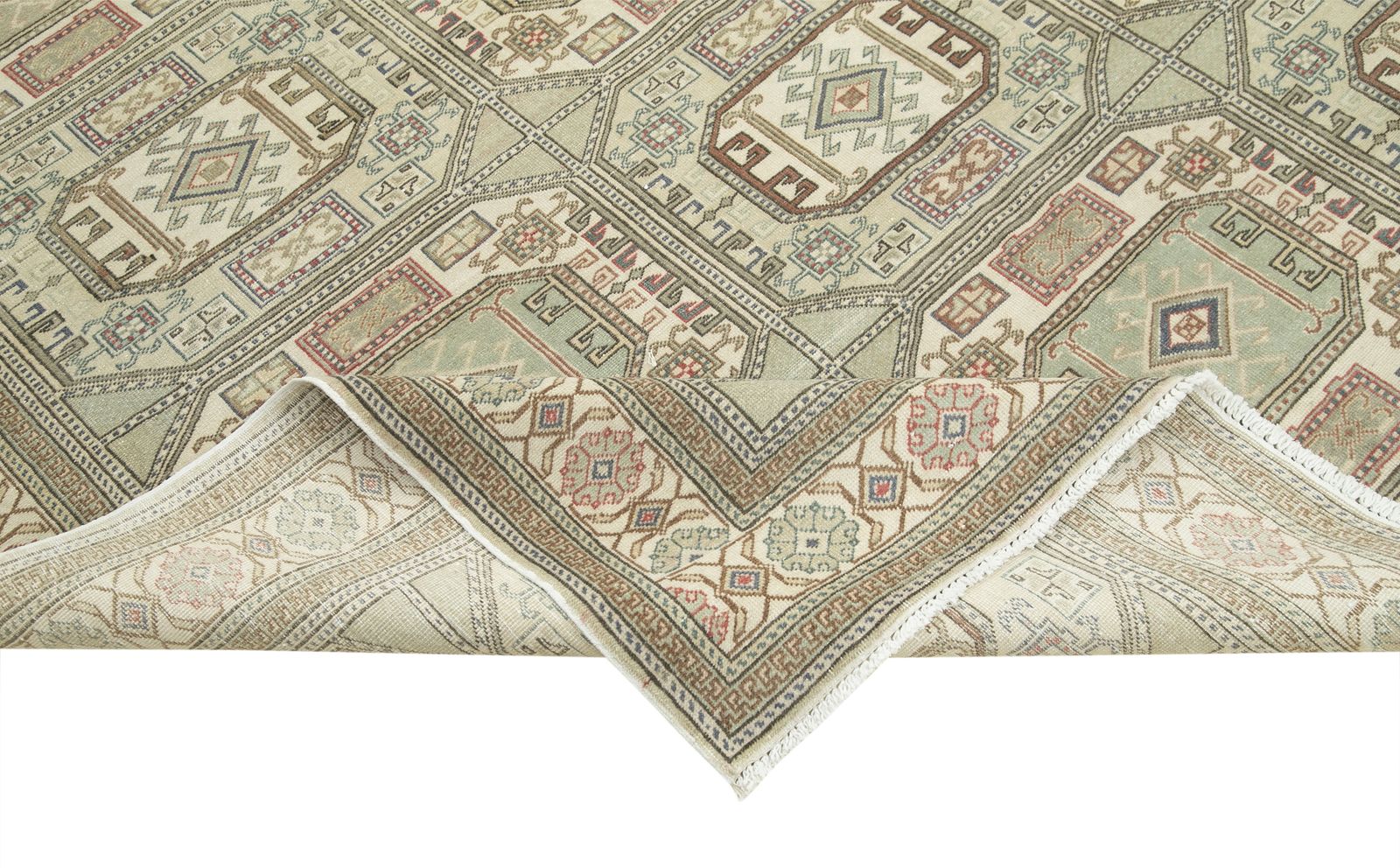 Antique Turkish Distressed One Of A Kind Unique Kayseri Rug photo vinterior