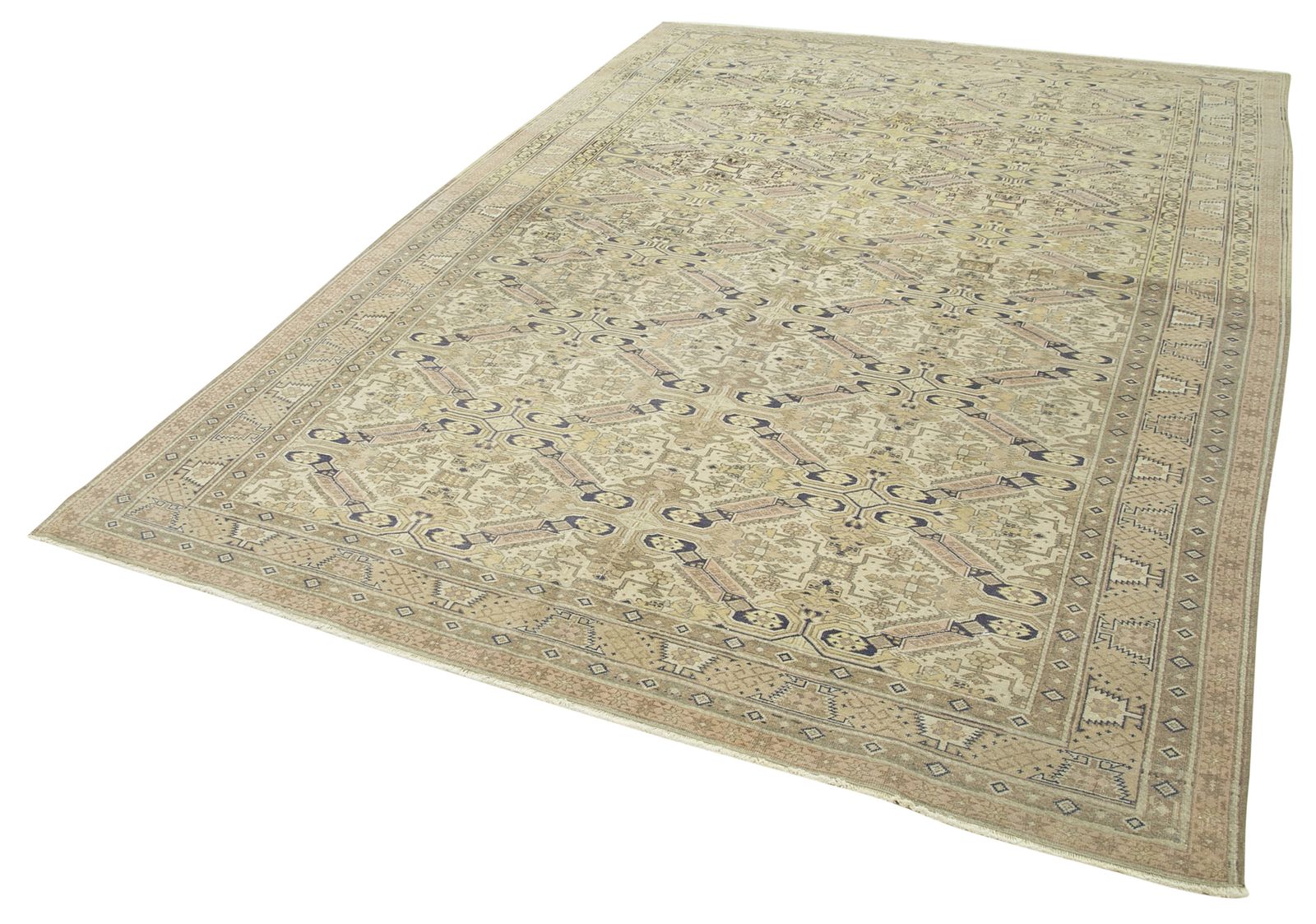 Antique Turkish Distressed One Of A Kind Unique Kayseri Rug photo vinterior