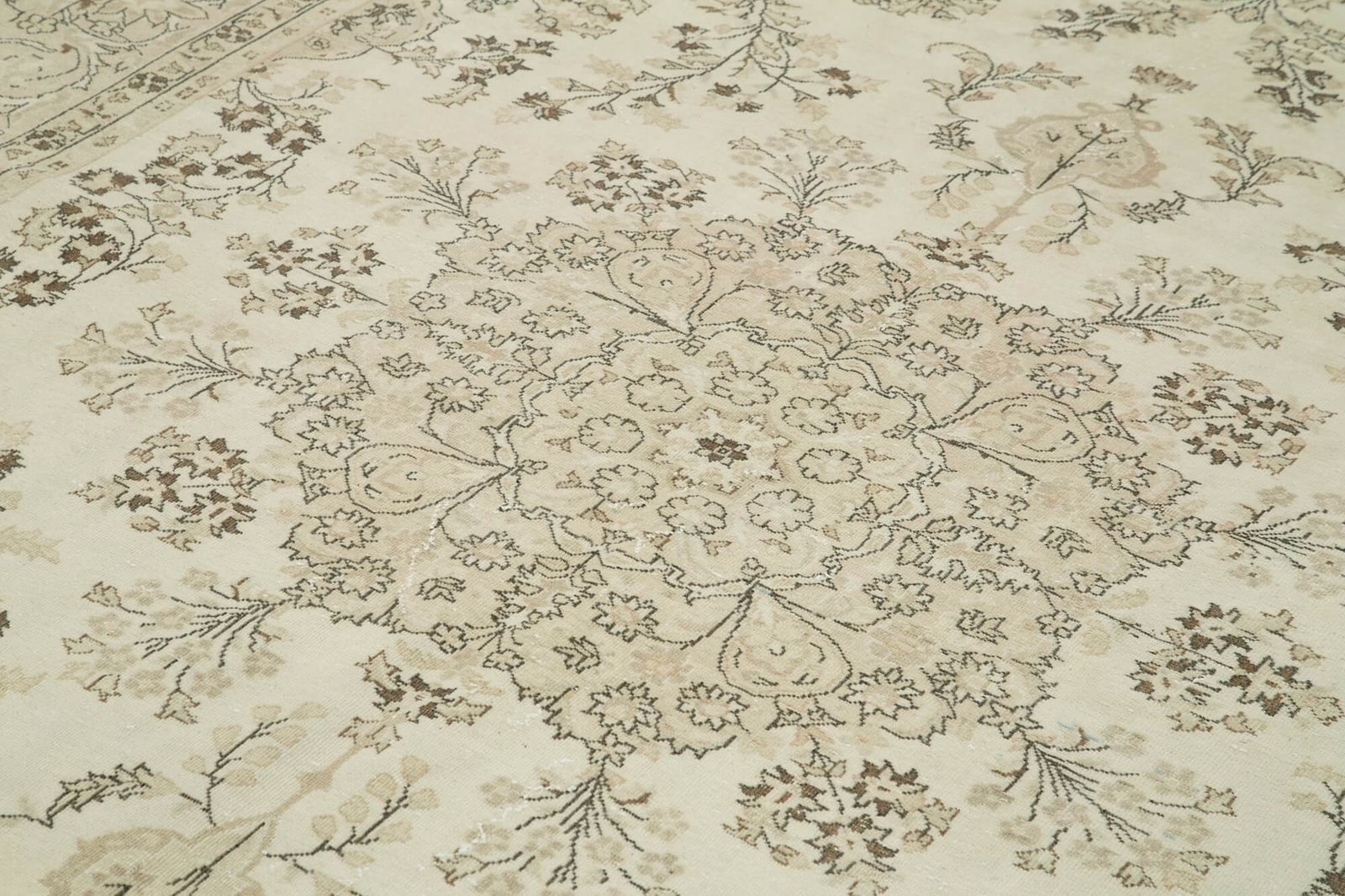 Antique Turkish Distressed One Of A Kind Unique Kayseri Rug photo 1320.0