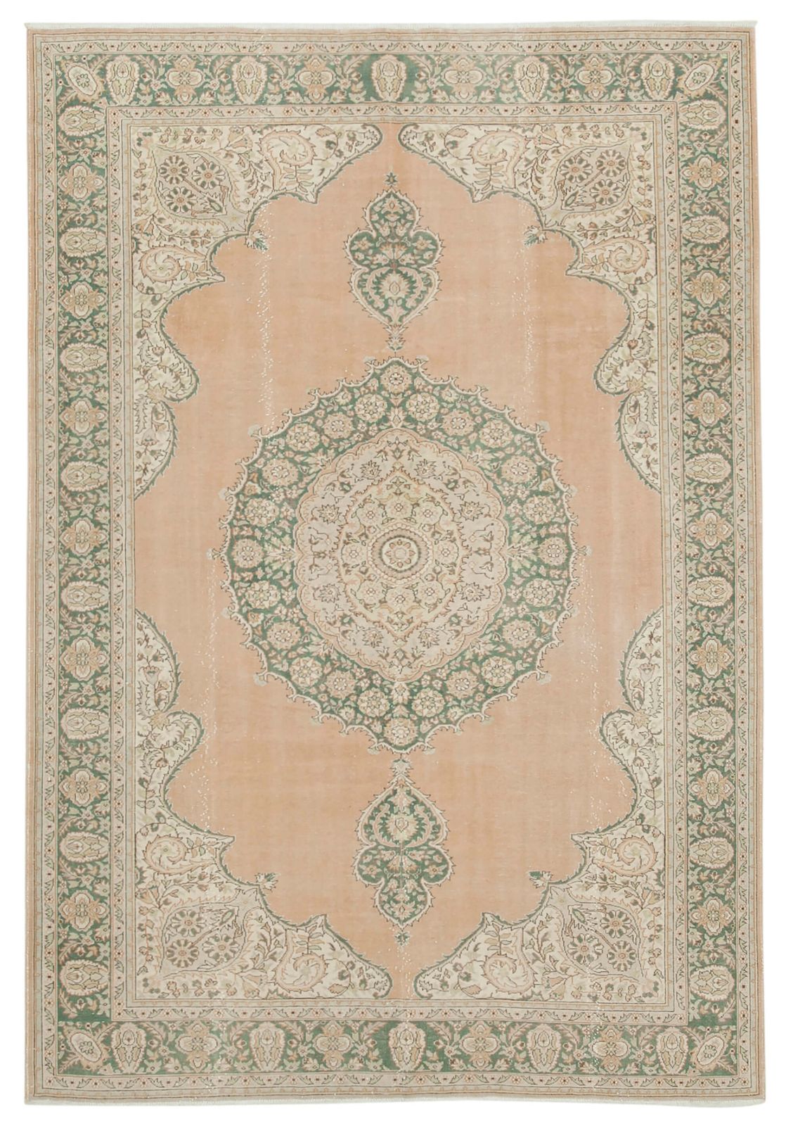 Antique Turkish Distressed One Of A Kind Unique Kayseri Rug