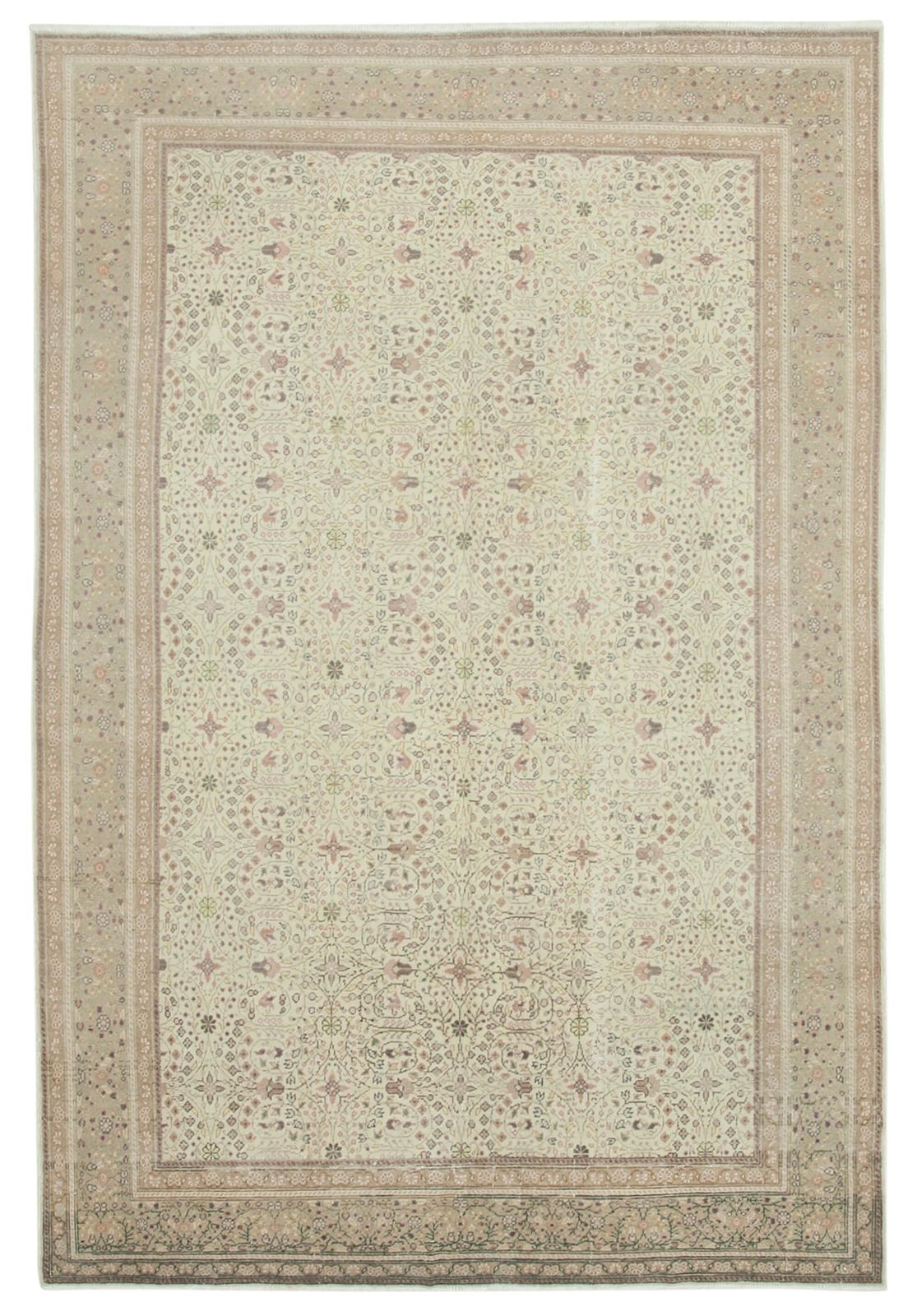 Antique Turkish Distressed One Of A Kind Unique Kayseri Rug
