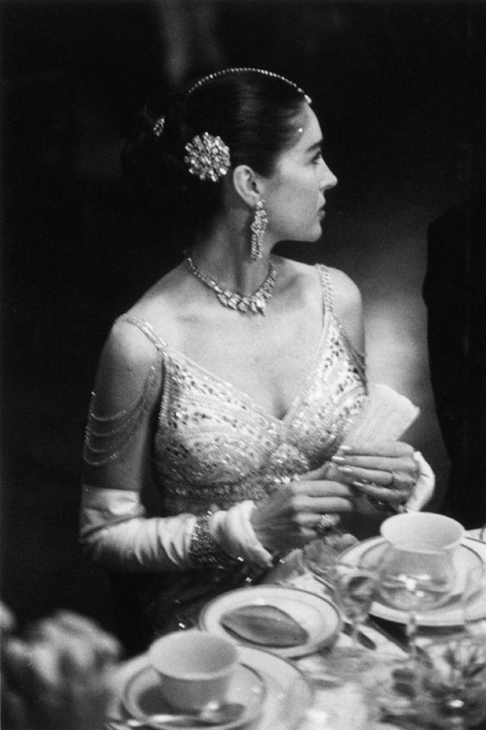 Slim Aarons 'Decked In Finery' 1956 Silver Gelatin Print Framed In White photo furniture