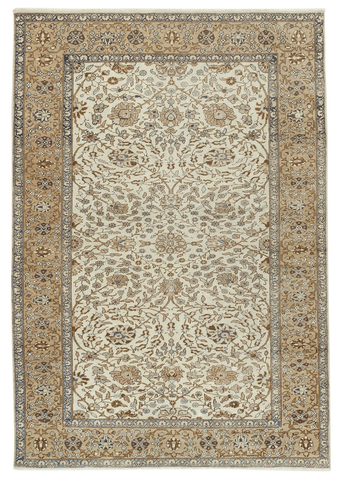 Antique Turkish Distressed One Of A Kind Unique Kayseri Rug