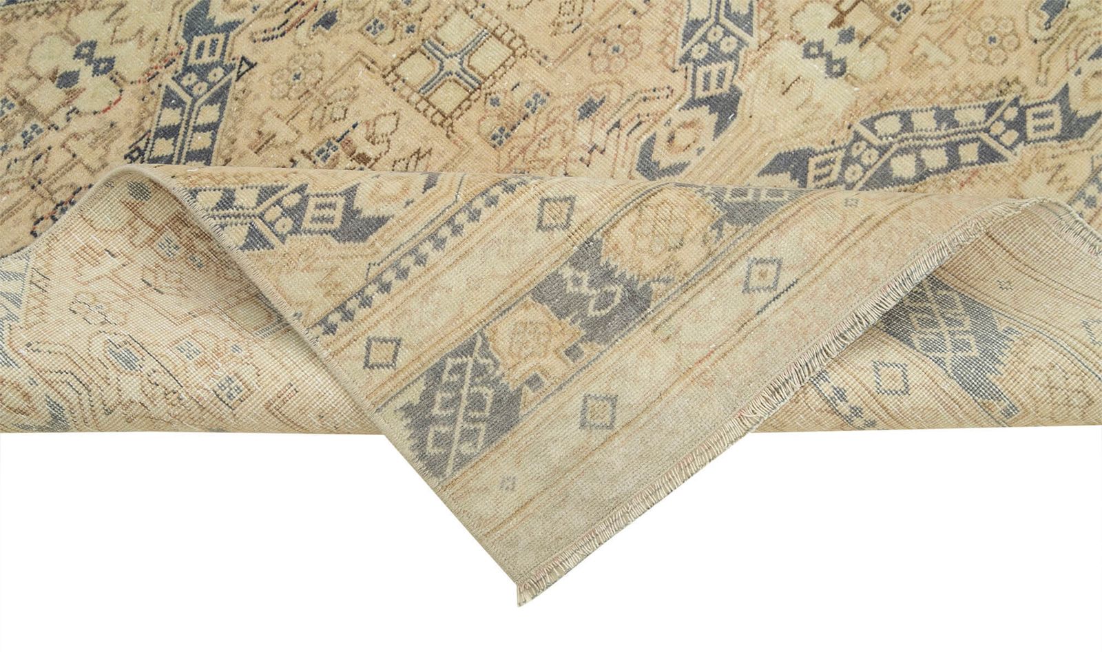 Antique Turkish Distressed One Of A Kind Unique Kayseri Rug photo vinterior