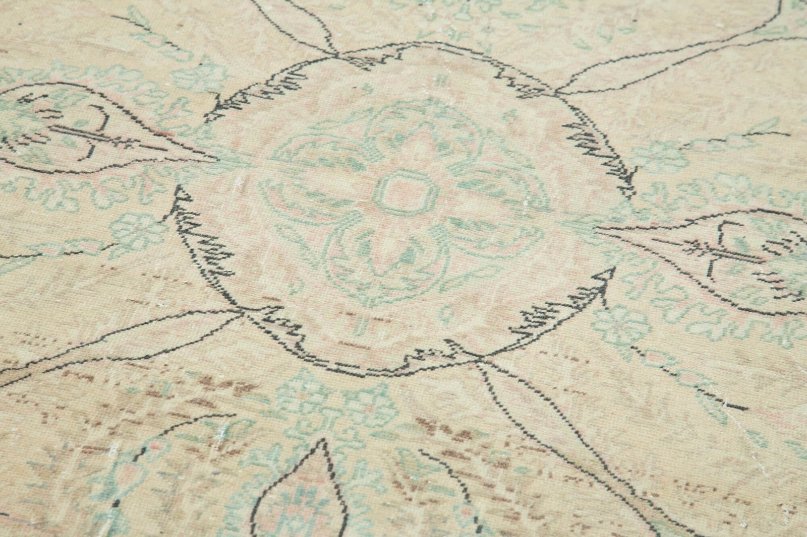 Antique Turkish Distressed One Of A Kind Unique Kayseri Rug photo furniture