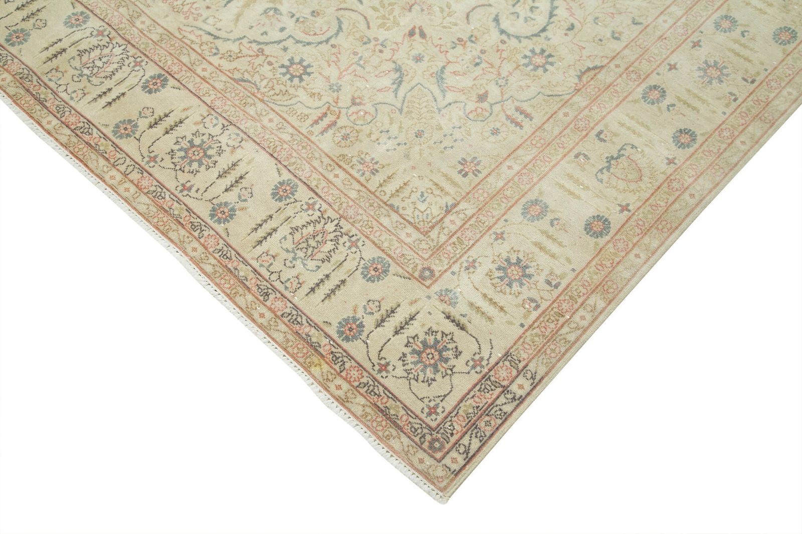 Antique Turkish Distressed One Of A Kind Unique Kayseri Rug photo for sale