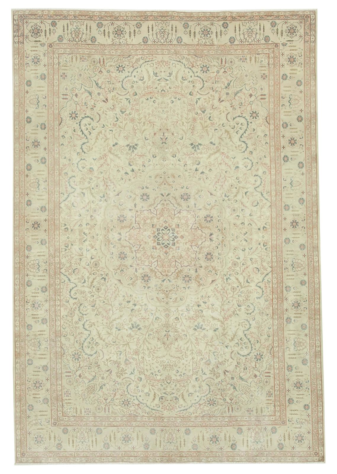 Antique Turkish Distressed One Of A Kind Unique Kayseri Rug