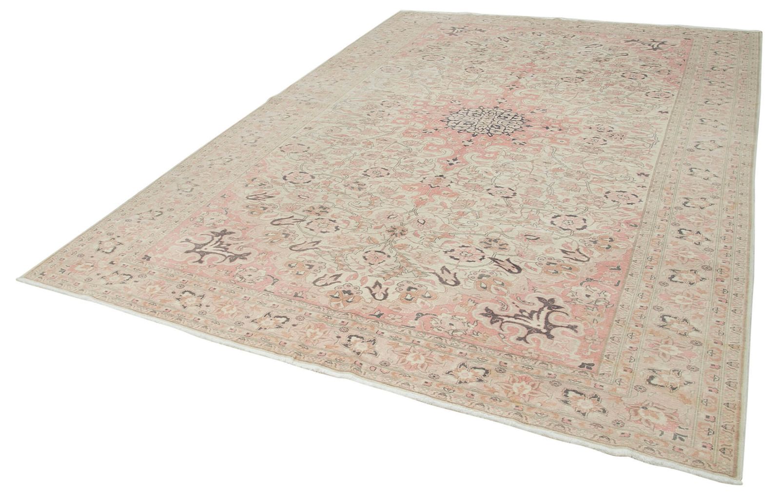 Antique Turkish Distressed One Of A Kind Unique Kayseri Rug photo for sale