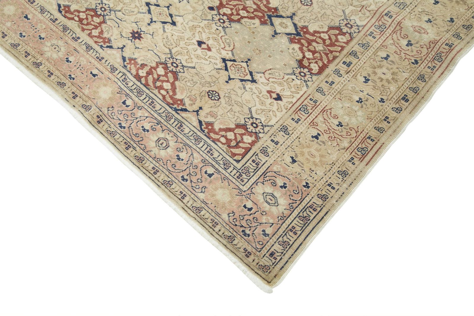 Antique Turkish Distressed One Of A Kind Unique Kayseri Rug photo for sale