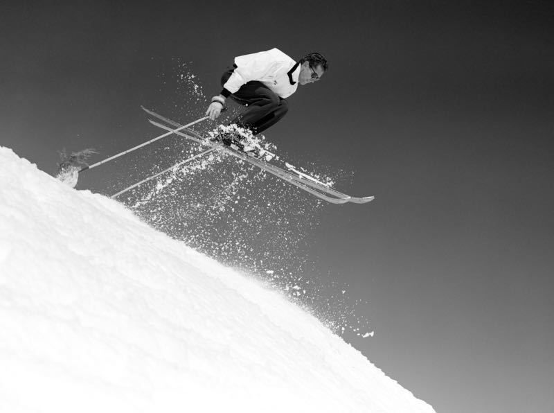 H. Armstrong Roberts 'Ski Jump' Winter Snow Oversize Archival Pigment Print Unframed