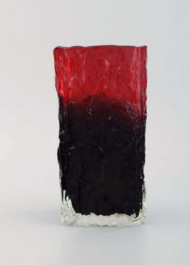 Kaj Blomqvist For Kumela, Five Mouth Blown Art Glass Vases, Finnish Design, 1970 photo for sale