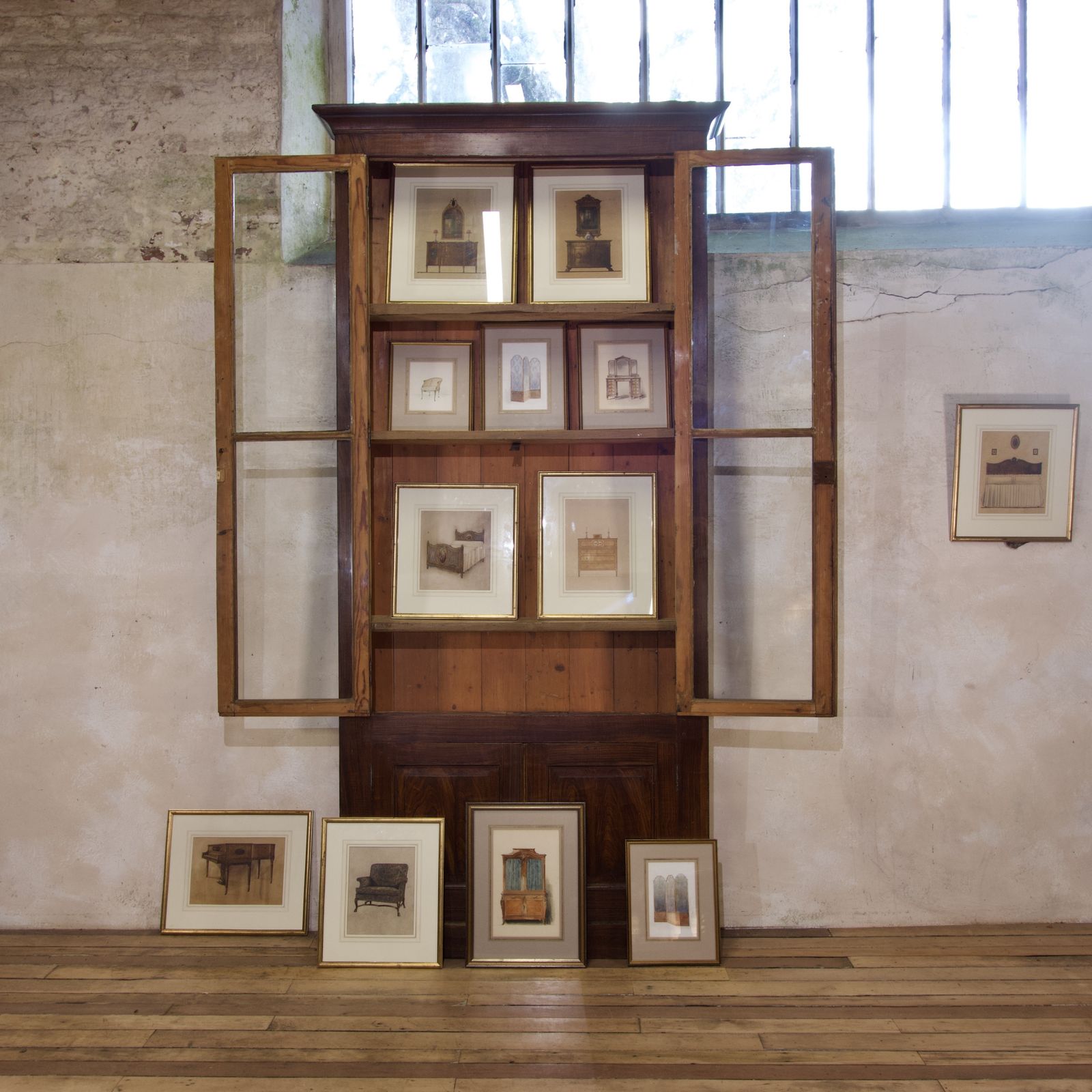 Twelve 20th Century Watercolour Paintings   Featuring W.&J. Sloane Furniture photo furniture